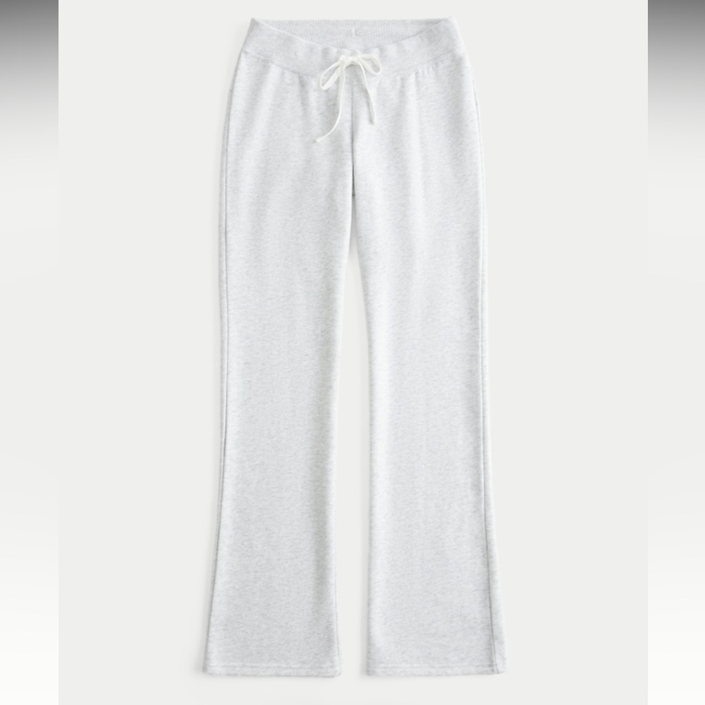 NWT Hollister Bootcut Sweatpants Light Heather Gray - Picture 2 of 9